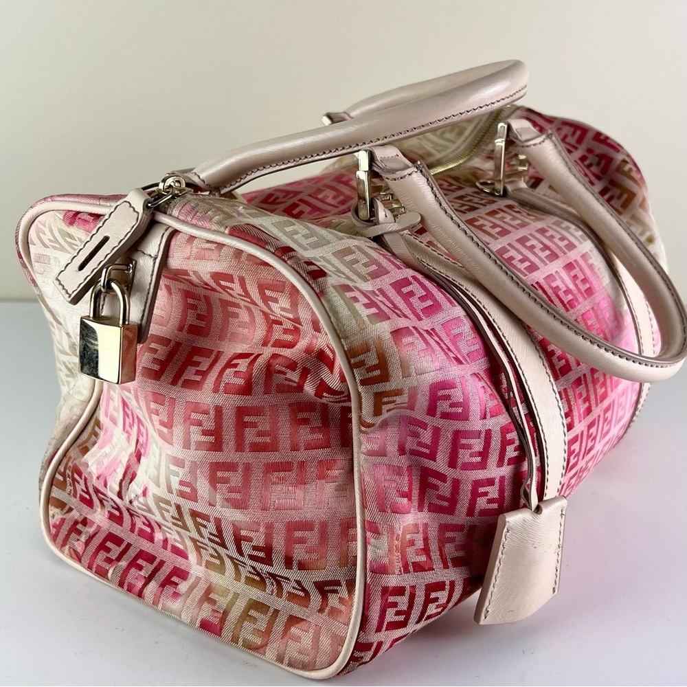 FENDI ROSE CANVAS BAG - Picture 5 of 12